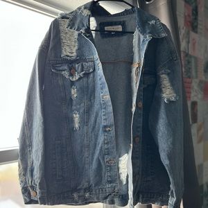 Distressed Denim Jacket